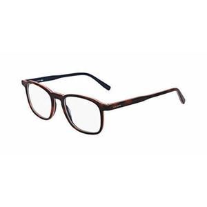 NEW LACOSTE L 2845 214 Havana/Orange/White & Blue Eyeglasses 50mm with Case